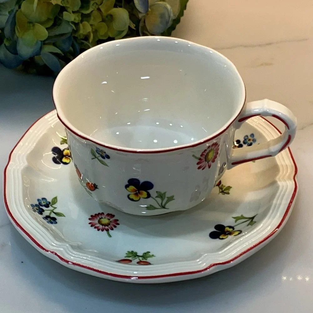 Villeroy & Boch “Petite Fleur” Cup & Saucer –1 Set (More) Cottage Tea Room Charm